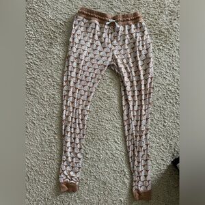 Women’s rust rainbow little sleepies bottoms